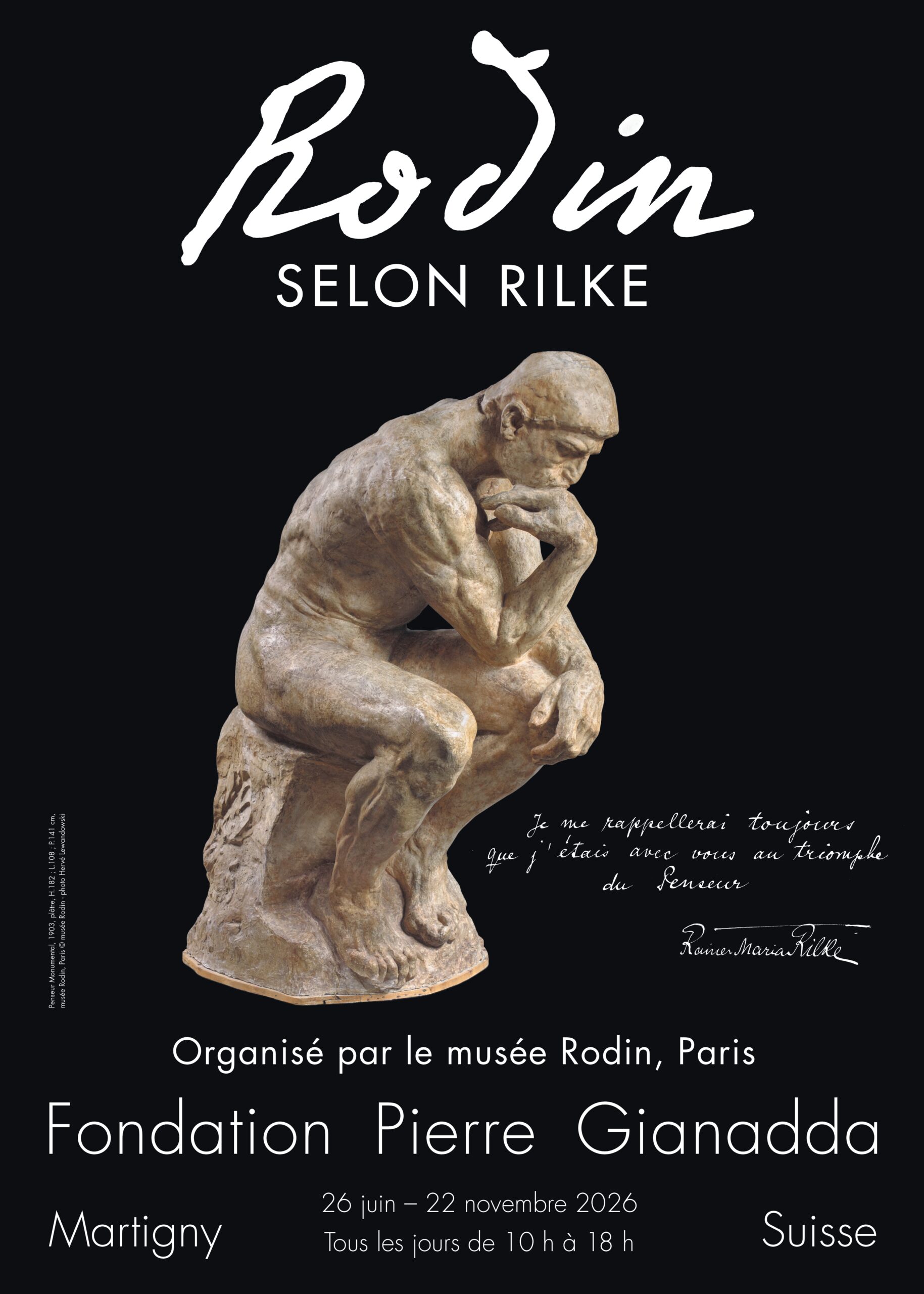 Affiche Rodin selon Rilke page 0001
